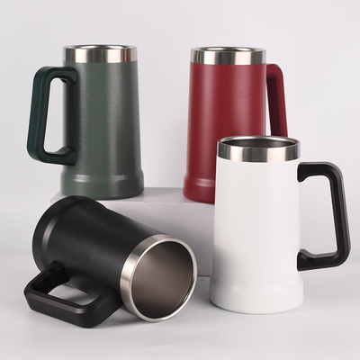 24oz 700ml Stainless Steel Travel Mug With Handle